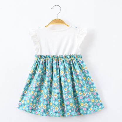 Green-Floral-Print-Splicing-Dress-8M-6Y-01(5)