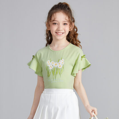 ruffle-trim-Sleeves-T-shirt00084